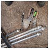 Professional Concrete Finishing Set – Magnesium Bull Float & Extension Handles