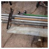 Professional Concrete Finishing Set – Magnesium Bull Float & Extension Handles