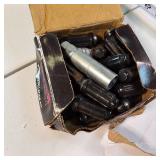 Awesome Set of 4 Custom Black & Chrome Wheels with Nitto 420V Luxury Truck Tires (inlcudes lug nuts)