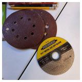 Corded Belt Sander plus 4-1/2" Cut-Off Blade & Assorted Abrasives
