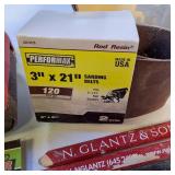 Corded Belt Sander plus 4-1/2" Cut-Off Blade & Assorted Abrasives