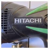 Lot of (2)  Hitachi CR18DL 18V Reciprocating Saw and a compact Chicago Pneumatic CP719 1/4" Air Impact Wrench.
