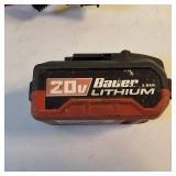 Bauer 20V Cordless Oscillating Grinder w/ Battery & Rapid Charger