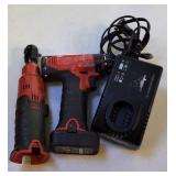 Snap on Cordless Tool Lot: 3/8" Ratchet & Sub-Compact Drill Driver w/charger