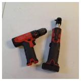 Snap-on Cordless Tools:  3/8" Drive Ratchet & Brushless Drill/Driver