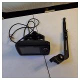 Humminbird HELIX 5 Sonar G2 fish finder unit along with its gimbal mounting hardware.
