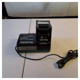 Makita DC40RA 40V max XGT® Rapid Optimum Charger paired with a Makita BL4080F 40V max XGT® 8.0Ah Battery