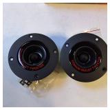 4-Pack Pyramid 3.25" 300W Aluminum Super Tweeters - Lot of (2) TW18BK & TW188A