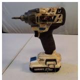 HART 20V 1/4" Impact Driver with 1.5Ah Lithium-Ion Battery (HPID26)