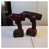 Matco Tools Infinium Cordless Impact Wrench Set - 1/2" & 3/8" Drives.