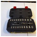 Husky 30-Piece 1/4 in. Drive Metric Socket Wrench Set