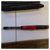 Snap-on 3/8" Drive TechAngle Digital Torque Wrench | 5-100 ft-lb | Flex-Head | Model: TECH2FR100