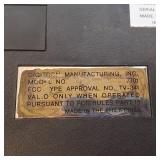 Vintage 1977 TCR Video Sport dedicated gaming console model TCR-101.