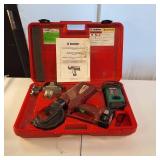 Burndy PATRIOT PAT750 series 12-Ton battery-actuated hydraulic crimping tool kit