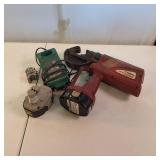 Burndy PATRIOT PAT750 series 12-Ton battery-actuated hydraulic crimping tool kit