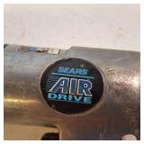 Vintage Milwaukee 6753-1 corded screw shooter paired with Sears Air Drive pneumatic impact wrench