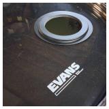 LARGE Bass Vintage Pearl Fiber Glass Shell Drum - 22" Diameter Tom with Evans Skin