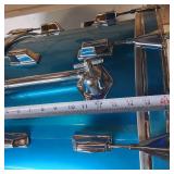 LARGE Bass Vintage Pearl Fiber Glass Shell Drum - 22" Diameter Tom with Evans Skin