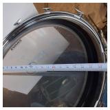 LARGE Bass Vintage Pearl Fiber Glass Shell Drum - 22" Diameter Tom with Evans Skin