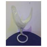 Murano Mid Century Glass Floral Vase