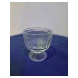 10 Piece Glass Lot- American Brilliant cut glass bowl & serving platter, juicer, shot glasses, sherbert dish,