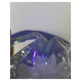 10 Piece Glass Lot- American Brilliant cut glass bowl & serving platter, juicer, shot glasses, sherbert dish,