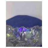 10 Piece Glass Lot- American Brilliant cut glass bowl & serving platter, juicer, shot glasses, sherbert dish,