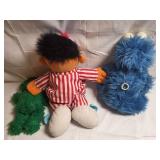 Vintage Sesame Street Figures -Lot of 3