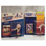BASEBALL Starting Line-Up figures - Lot of 4