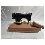 Vintage doll clothing w/clothes chest & sewing machine