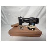 Vintage doll clothing w/clothes chest & sewing machine