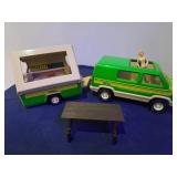Vintage Tonka Van w/ Camper Trailer