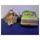 Vintage Tonka Van w/ Camper Trailer