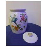 3 Piece Lot- Vintage Tupperware pitcher, Stoneware Cookie Jar, French Onion Soup Crock