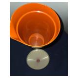 3 Piece Lot- Vintage Tupperware pitcher, Stoneware Cookie Jar, French Onion Soup Crock