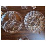 Assorted Crystal Glass Pieces - 10 total