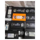 Assorted bag of vintage VHS movie tapes