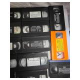 Assorted bag of vintage VHS movie tapes
