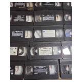 Assorted bag of vintage VHS movie tapes