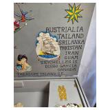 VINTAGE Authentic Army travel locker box from WWII