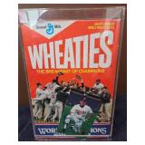 Twins World Champions Wheaties Box Signed Kent Hrbek picture
