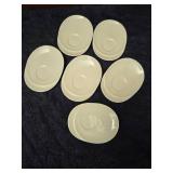 Vintage Arabia Finland "Resta" white tea cups and matching tableware -Lot of 23 pieces