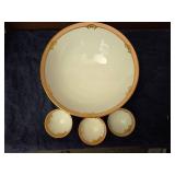 Antique ceramic bowl set- Lot of 4