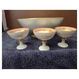 Antique ceramic bowl set- Lot of 4