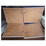 Vintage 18th Century French Fashion pictures in frames - Lot of 4