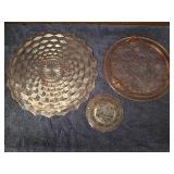 Vintage -Depression glasses -Lot of 3