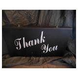 WORKING - Thank you and Open sign