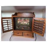 Vintage 1956 Guild Model 484 "Spice Chest" AM Tube Radio