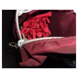 Golf bag full of goodies with clubs included- Lot of 14 pieces