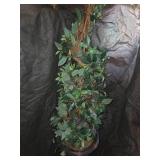 Vintage Artificial Ivy Spiral Topiary Tree